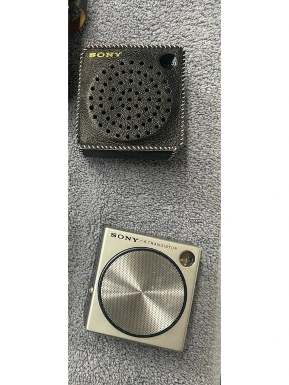 Vintage Sony 2R-21 Super Heterodyne 8 Transistor AM Radio Case For Parts Repair